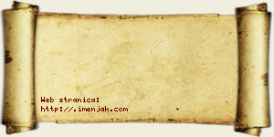 Isak Vilimonović vizit kartica